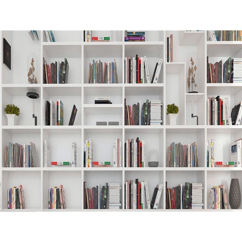 High-Definition Douyin-Moderator-Hintergrund: Bücherregal Bürodeko