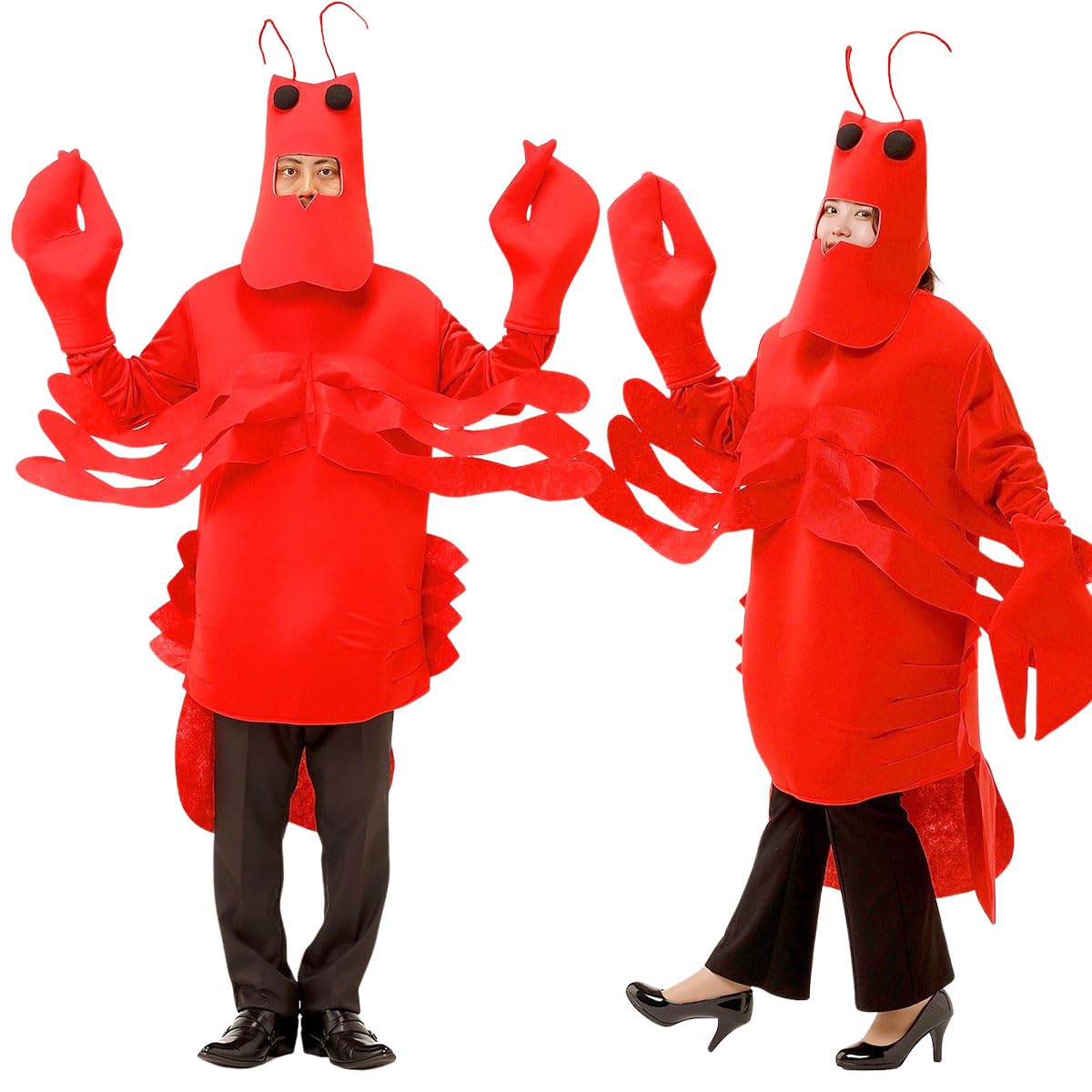 

[monoii] Забавный косплей Забавный Хэллоуин Омар Кигуруми Забавный костюм Краб Краб Креветка Костюм Забавный костюм d101