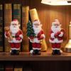 Mini Size Christmas Ornaments Resin Craft Christmas Santa Doll Santa Claus Figurine Christmas