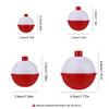 8Pcs/Set Fishing Bobbers Set Mix Size 2-4.5Cm Snap Hard Abs Fishing Floats Round Bobbers Push Button Buoy Floats Fishing Tackle
