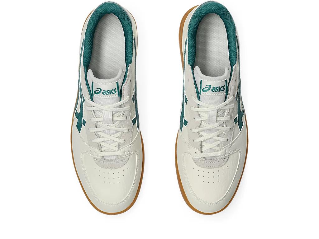 Ténis Asics Bege Creme / Rainy Lake - Versão OG