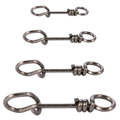 50Pcs Strong Strength Stainless Steel Quick Connection Clip Connector Tackle Accessory
