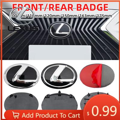 Interior Stickers 3D Car Front Bumper Grille Emblem Logo IS250 CT200H GS300 NX200 GS350 IS200 IS300 ES300 GX470 RX400 Trun