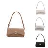 Fashionable Chic Pu Leather Baguette Bag For Women Stylish Shoulder Crossbody Handbag