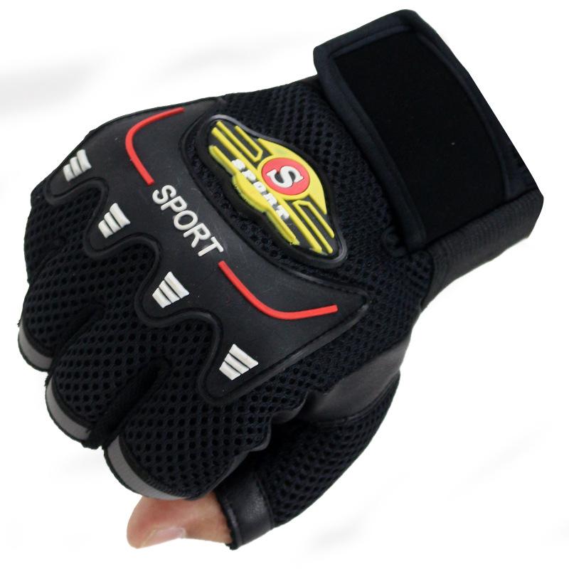 Six-nail Half-finger Gloves Outdoor Tactics Men's Summer Sunscreen Locomotive Riding Off-road Motorcycle Fitness Gloves