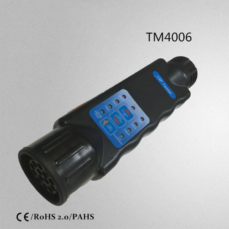 an Resistance Tester 13 Pin Core Hole Pin Trailer Car Socket Connector Tail Light Signal Line Inspection Detector