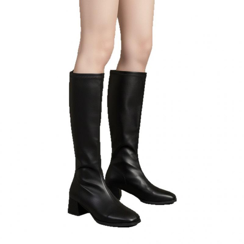 Autumn and Winter New Large-size Shoes, Western Boots, Niche Light Luxury High-end Leather Boots
