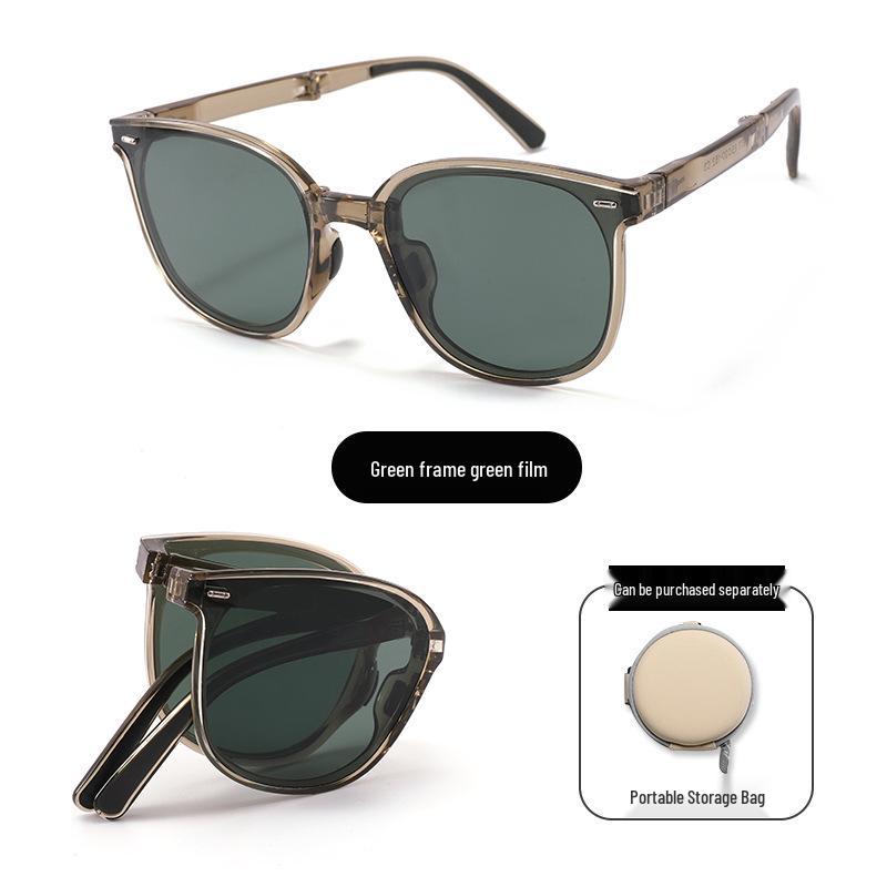 UV Protection Foldable Women's Sunglasses - Lightweight, Fashionable & Compact for Summer