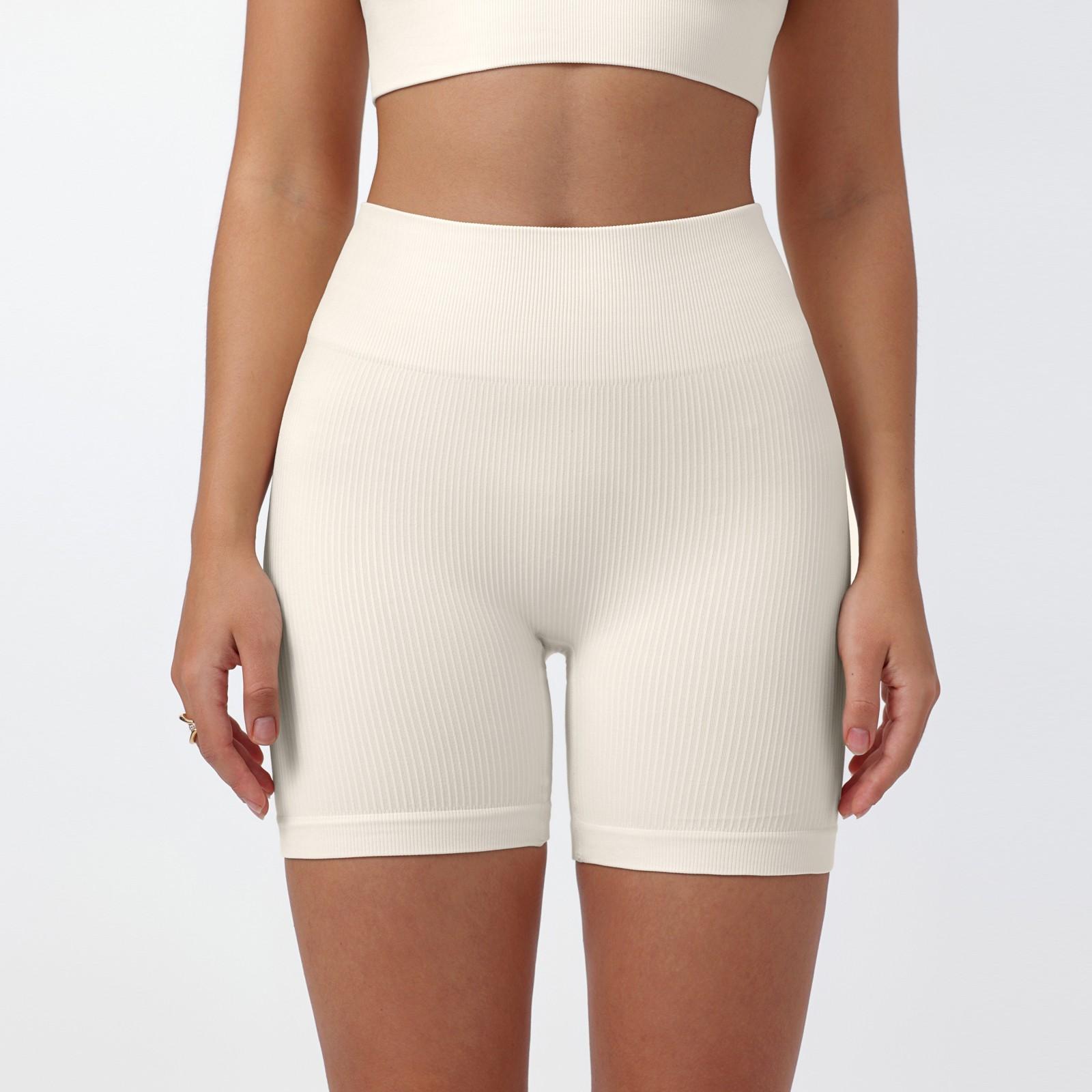 

Женские брюки летние свободные штаны для йоги удобные тренировочные штаны с карманами XL белый