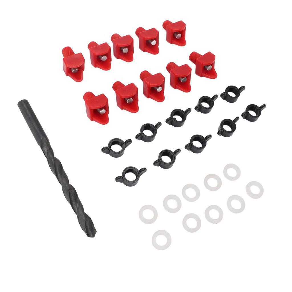 Horizontal Chicken Water Nipples Plastic Automatic Poultry Waterer Kit for Pipe Bucket