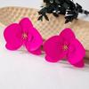 Simulated Flower Butterfly Orchid Earrings Exaggerated Flower Drop Earrings Flower Earrings  Women