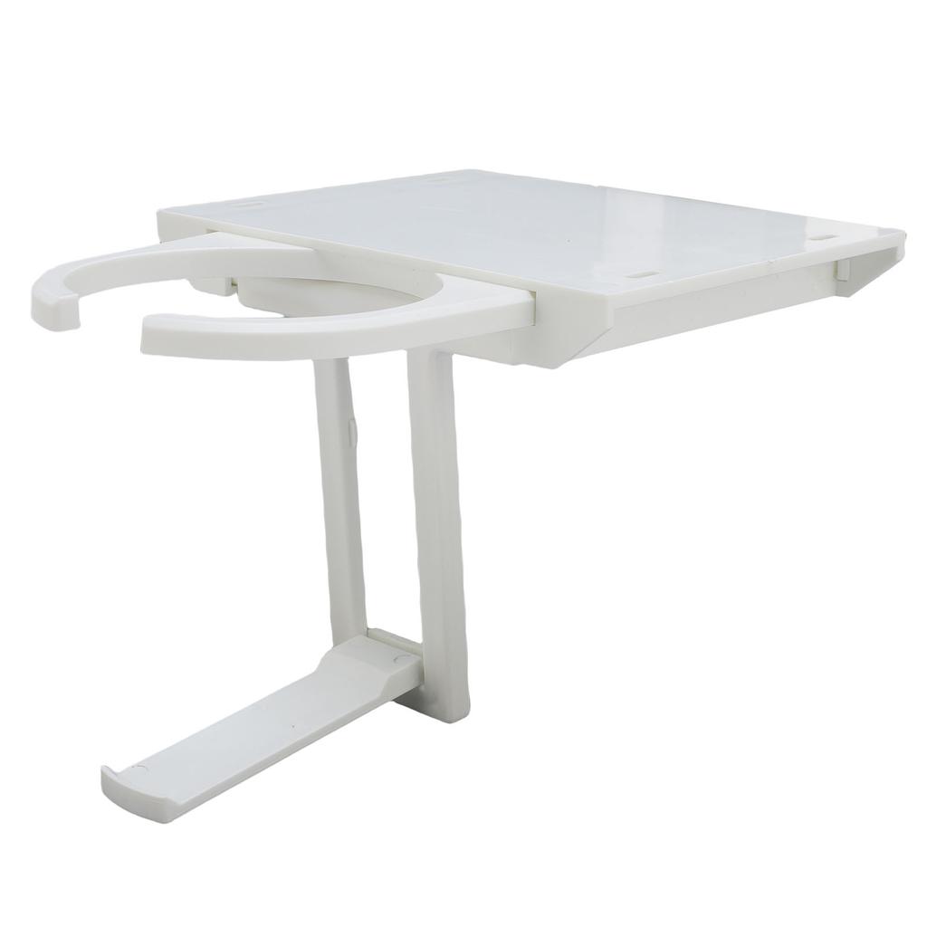 Fold Out Desk Cup Holder ABS Stable Space Saving Retractable Table Drink Holder Rack for Home and Office