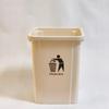 Square Extra Large Trash Can - Durable, Lidless Design for Commercial, Kitchen, or Outdoor Use