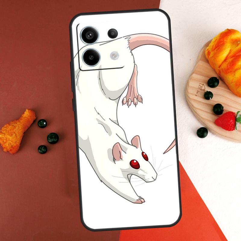 Cute Rattie Rats Case For Xiaomi Redmi Note 13 14 Pro 9 10 11 12 Pro 10S 11S 12S Redmi 13C 10C 12C 14C Coque