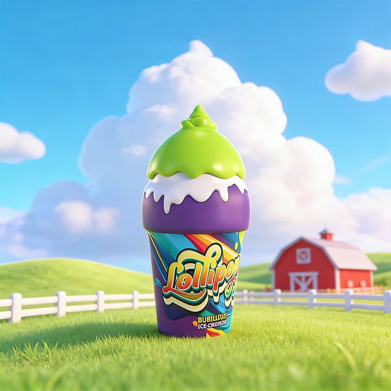 Cartoon Animal Mini Bubble Stick Toy Handheld Lightweight Bubble Blower for Family Camping Trip Kids Entertainment A9