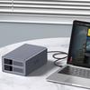 9828RU3 Festplattengehäuse mit RAID-Controller für 2 Laufwerke 2,5'' / 3,5'' SATA HDD / SSD - grau