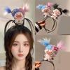 2 Stück Lustiges Ohr-Stirnband Haaraccessoires Mode Gesichtswasch-Stirnbänder für Frauen