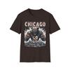 T-shirts pour hommes et femmes T-shirt Mash-up Horreur Chicago Bears - Vêtement unique pour fans de la NFL