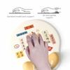 Milk Silk Wrist Rest Mouse Pad Memory Foam Desk Mouse Pad Ergonomic Mouse Mat  Office Accessories