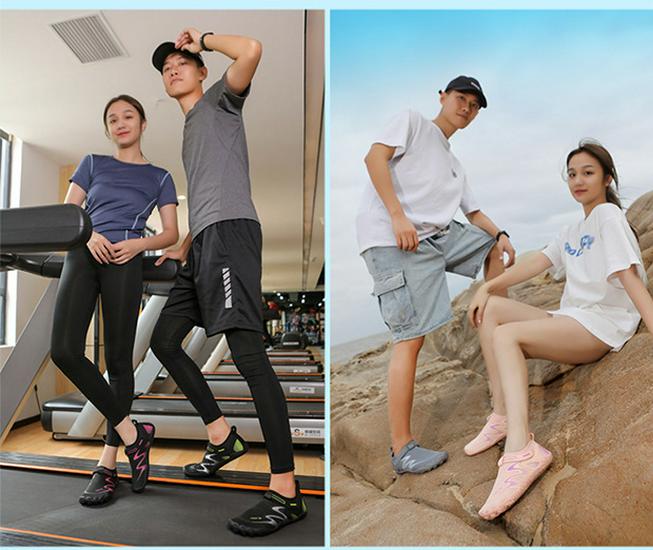 New Lightweight Five-Finger Water Shoes for Couples - Outdoor Summer Diving, Snorkeling, and Beach Swim Footwear
