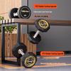 Yanbo 210kg Hex Dumbbell Set with Double-Layer Rack