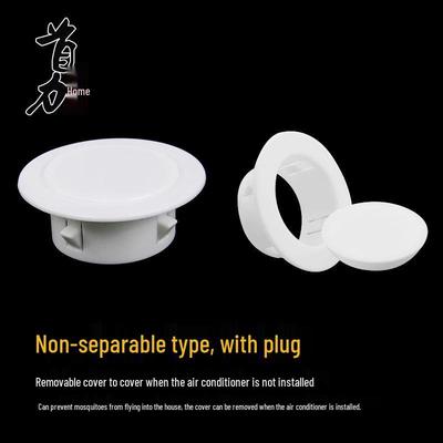 Dekorační kryt na potrubí klimatizace: Zakryjte otvor a potrubí rozdělené klimatizace
