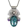 Azurite Necklace Malachite   Gifted Pendant Gemstone Jewelry