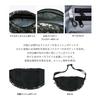 Kiu Osaka Japan Outdoor Brand Waterproof Body Bag K84-900 Black Water Repellent Waist Bag Shoulder Bag Water-Resistant Zipper Unisex