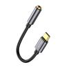 Adapter Ljud Baseus L54 USB-C + Mini Jack 3,5 mm (Grå)