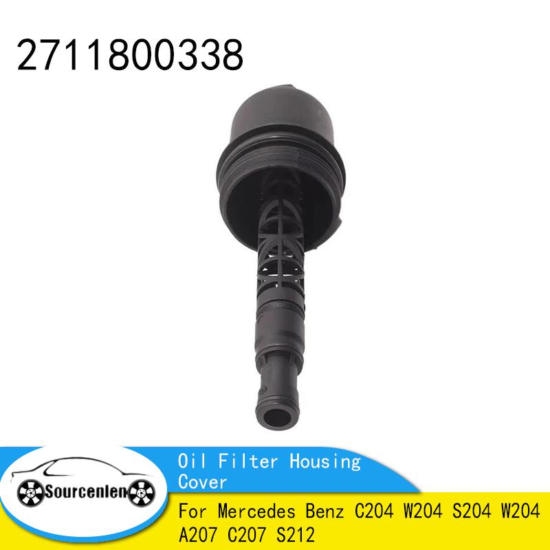 2711800338 Ölfiltergehäusedeckel für Mercedes Benz C204 W204 S204 W204 A207 C207 S212 OEM A2711800338