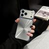 Electroplated CD Pattern Phone Case for Apple 17 Pro Max with Lens Film and Four-Corner Drop Protection
