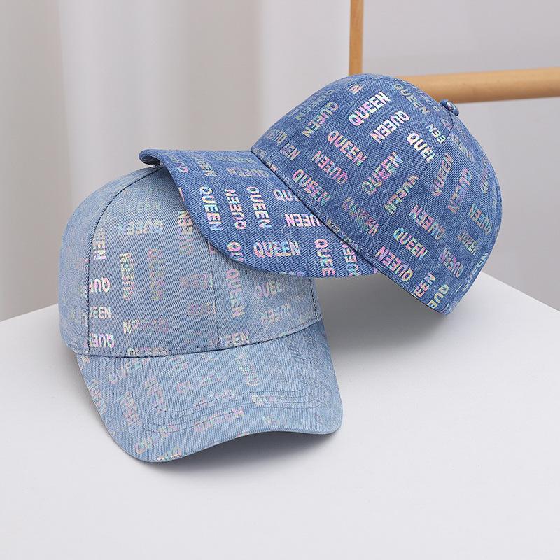 Print Plain Color Baseball Cap Breathable Sunshade Warm Couple Hat For Forthe four seasons