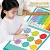 Yousheng Magnetic Fraction Tiles Circles Book Percentage Decimal Fraction Learning Math Manipulatives Elementary Students Teaching Aid Educational