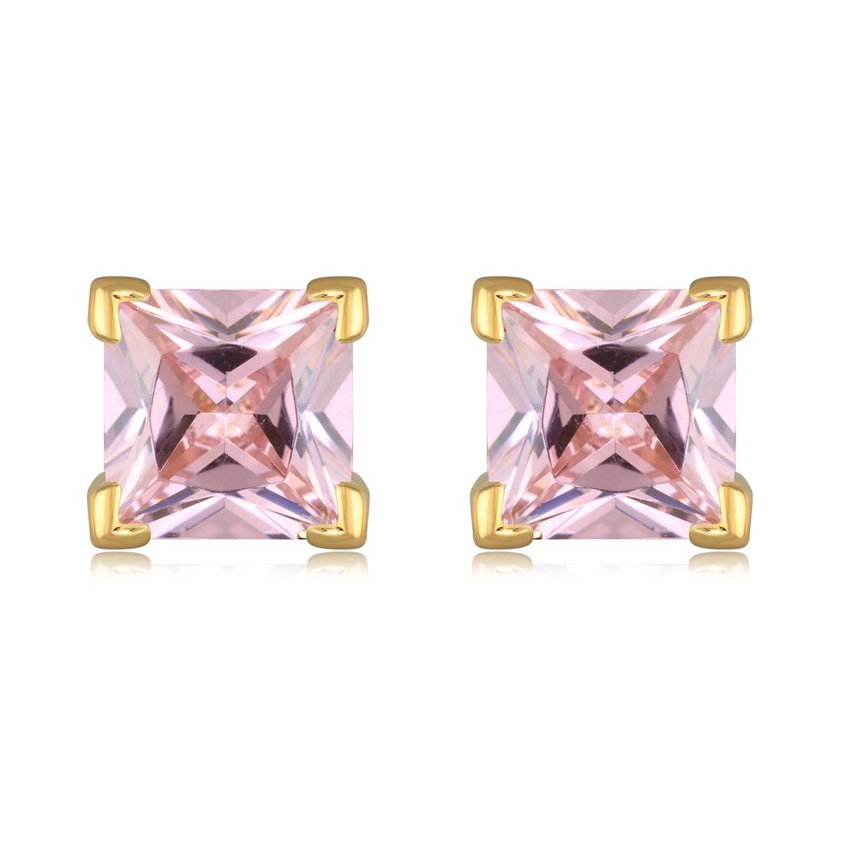 

Les Trésors De Lily [N1710] - Boucles Plaqué Or Essentiel rose doré - 6 mm
