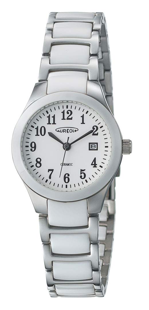 

Aureole Height x Width x Thickness cm Ladies Watch, White, 3.4 2.8 0.8 белый
