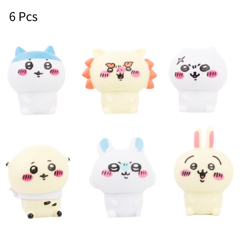 

Шт. Чиикава 6 Фигурок Игрушки ПВХ Модель Детский Подарок на День Рождения Домашний Настольный Кукольный Декор