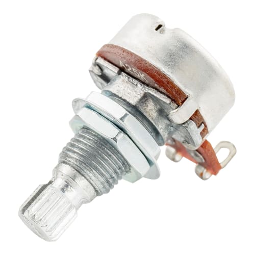 Alpha Potentiometer, 16, 25K, A-Curve, Metric Size, for Electric Guitar/Bass (Pack of 2)