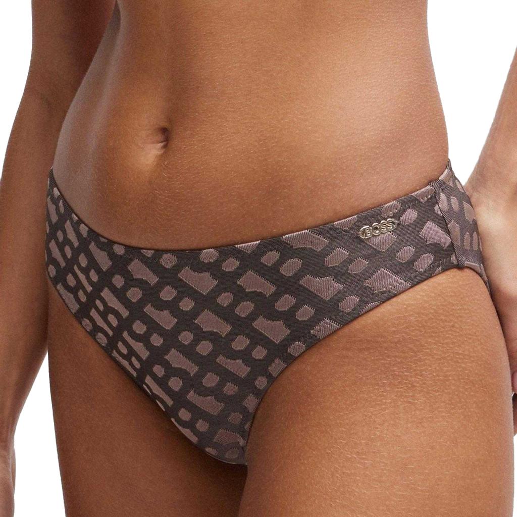 Boss Womens/Ladies Monogram Jacquard Bikini Bottoms