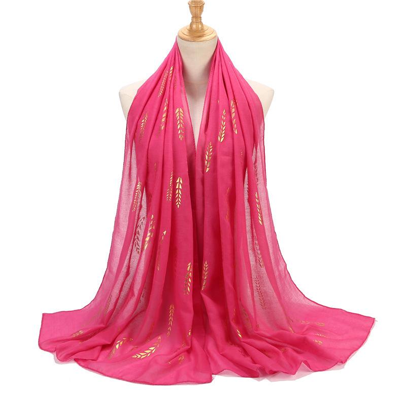 New  Summer Elegant Women Silk Scarf Beach Wrap Shawl Sparkly Gold Print Sunscreen Bandana Hijab Mujer Scarve Pareo Foulard