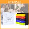 Jogo de Cartas Envolvente para Momentos em Família para Reuniões Divertidas com Desafios Únicos de Verdade ou Consequência