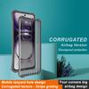 IMAK For Oppo Reno12 5G (Global) Case Corrugated Texture Stripe TPU Phone Cover