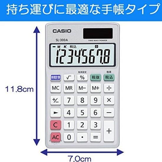 Casio Notebook-Type Calculator SL-300A-N