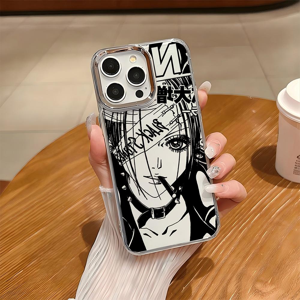 New Anime Cool Girl Phone Case For Nana Osaki Line iPhone 17 16e 16 15 14 13 12 11mini Pro Max X XR XSMAX 8 7 Air Plus Cover Y2K