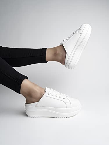 Shoetopia Women S Slip-On Sneakers | Light Weight & Comfortable With Cushioned Footbed | Stylish Shoe Sneakers For Women 5 UK белый