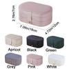 PU Leather Ring Earrings Storage Box Anti-oxidation Jewelry Storage Box  Travel