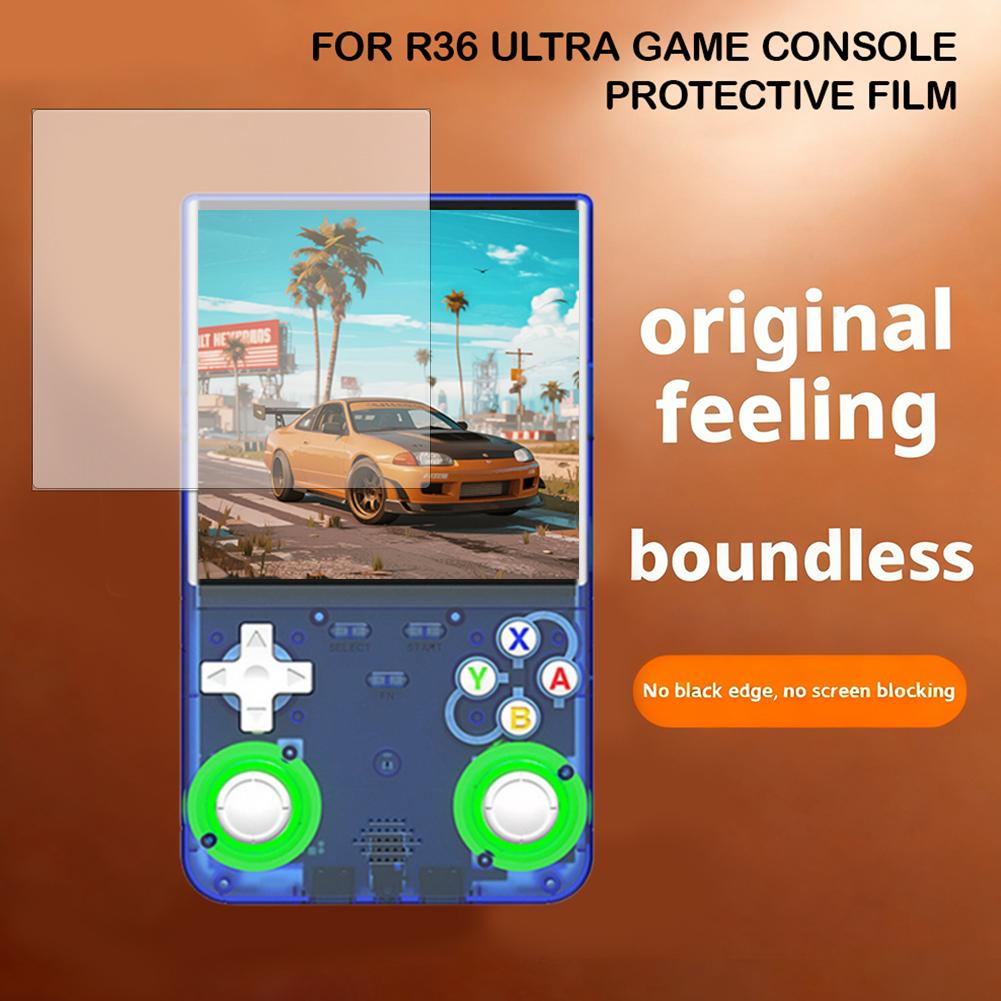 1PCS 9H HD Tempered Glass For R36 Ultra Handheld Game Console ON R36Ultra 4inch Screen Protector Cover Film
