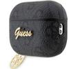 Guess Guap2G4Gsmk Airpods Pro 2(2022/2023) Cover Czarny/Black 4G Charm Collection
