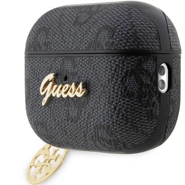 Guess Guap2G4Gsmk Airpods Pro 2(2022/2023) Cover Czarny/Black 4G Charm Collection
