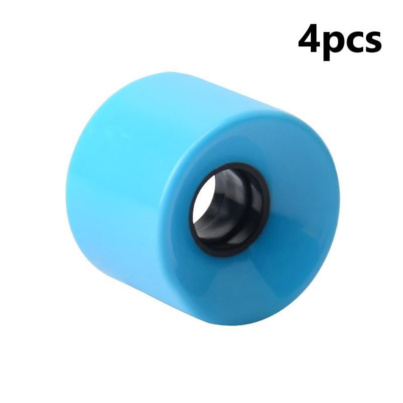 4Pcs/Set Skateboard Wheels High Quality Land Surf Longboard 78A PU Wheel 60x45MM Elastic Skateboarding Roller