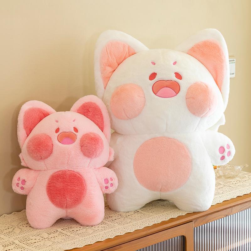 Dudu Cat Doll Kitten Plush Toy Cute Kitten Doll Sleeping Throw Pillow